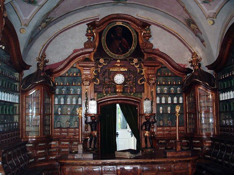The Arany Egyszarvú Pharmacy Museum in Kőszeg