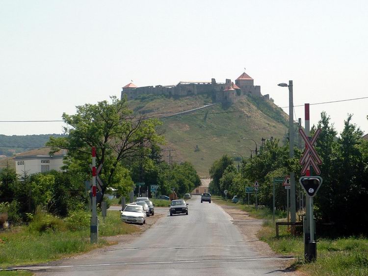 Castle of Sümeg - Taken from the rail crossing