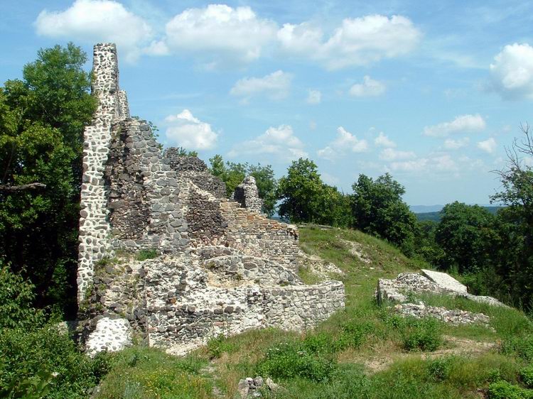 The ruined Castle of Tátika