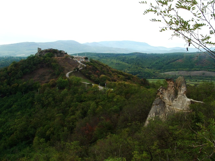 Panorama to the castle from the Turk Table Rock
