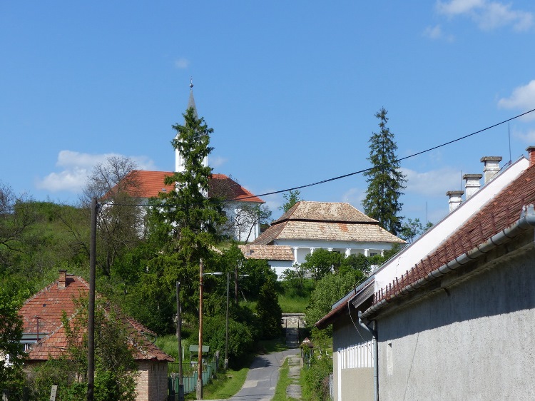 The Calvinist vicarage and church of Zádorfalva village