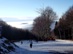 A kékestetői sípálya egy téli napon
