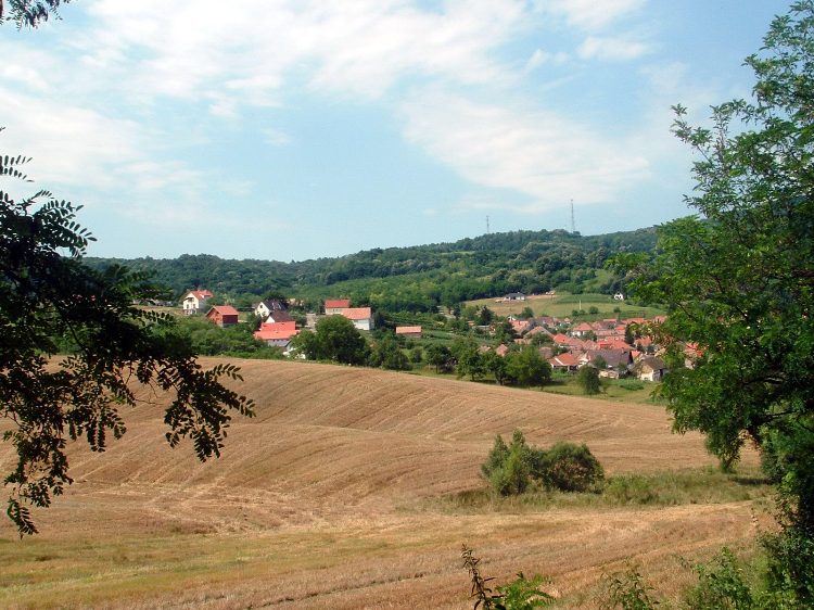 Mecseknádasd - Kilátás a geresdi dombok felé