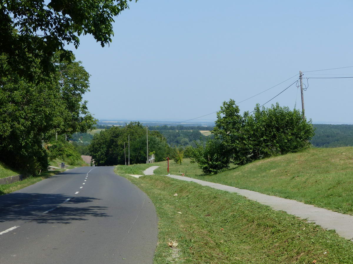 Visszatekintés a Mágocsra felvezető kaptatóról